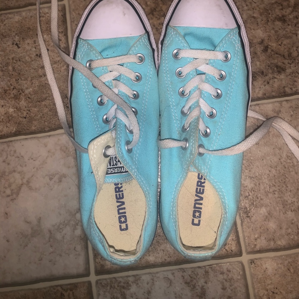 Light blue converse
